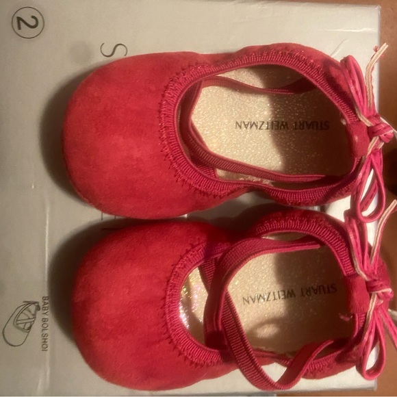 Infant size 2 pink ballet dress shoes - Picture 3 of 3